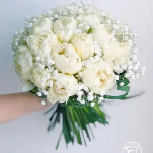 Hoa cầm tay cô dâu Mây Trắng